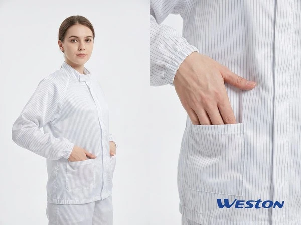 Cleanroom garment pocket details