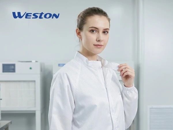 Cleanroom garment collar part